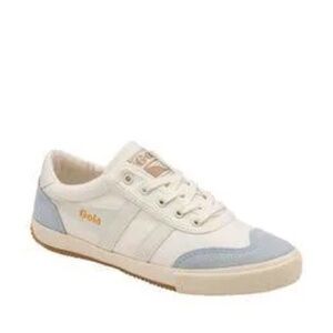 Gola Badminton Volley Sneaker in Off White/Ice Blue